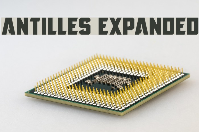 Antilles Expanded Font examples