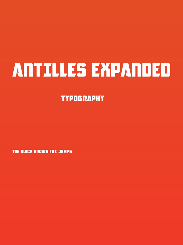 Antilles Expanded Poster