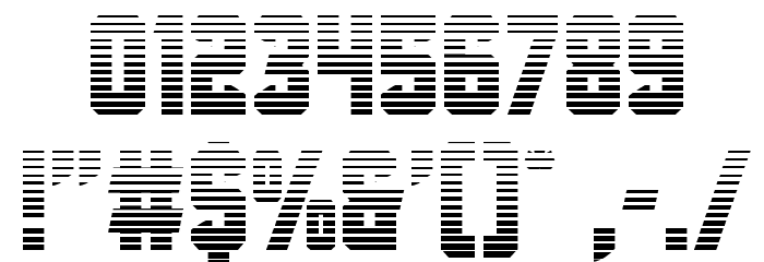 Antilles Gradient Font OTHER CHARS