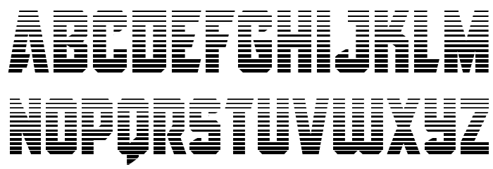 Antilles Gradient Font LOWERCASE