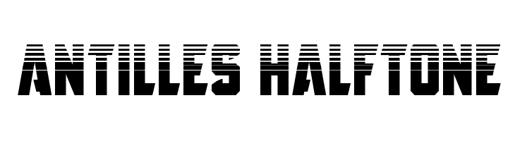 Antilles Halftone  フリーフォントのダウンロード