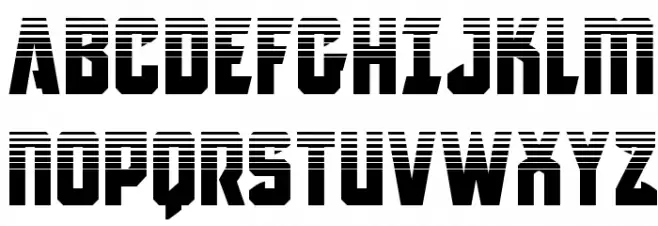 Antilles Halftone Schriftart Groß