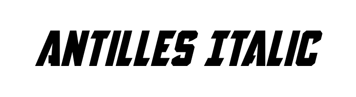 Antilles Italic Font