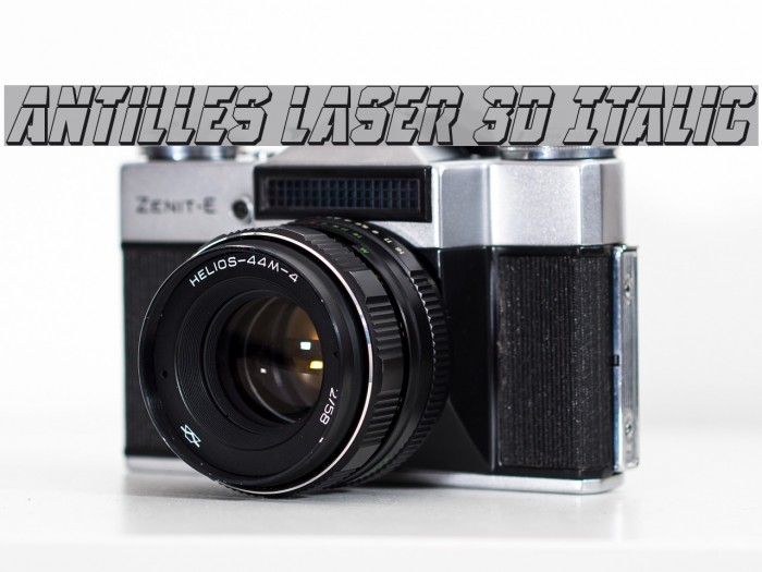 Antilles Laser 3D Italic Example 2