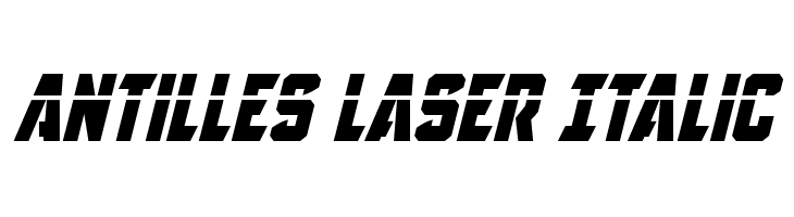 Antilles Laser Italic  font caratteri gratis