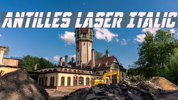 Antilles Laser Italic Example 3