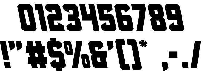 Antilles Leftalic Font OTHER CHARS