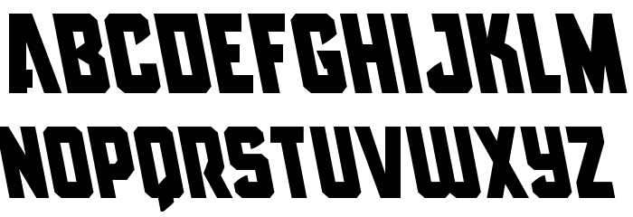 Antilles Leftalic Font LOWERCASE