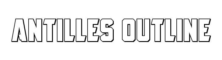 Antilles Outline  font caratteri gratis