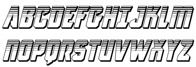 Antilles Platinum Italic Schriftart Groß
