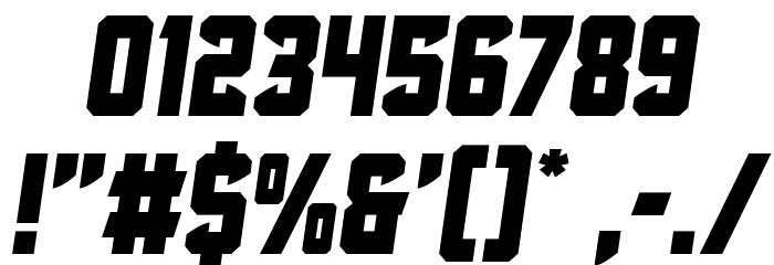 Antilles Semi-Italic Font OTHER CHARS