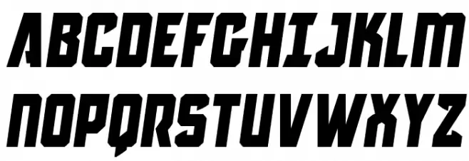 Antilles Semi-Italic Polices MAJUSCULES