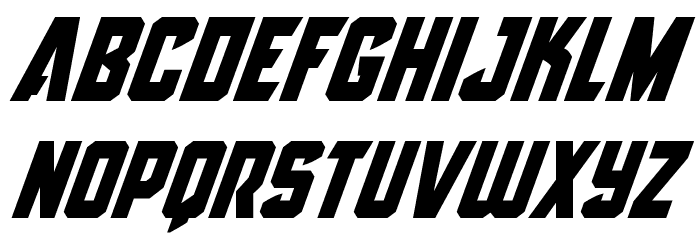 Antilles Super-Italic Font LOWERCASE