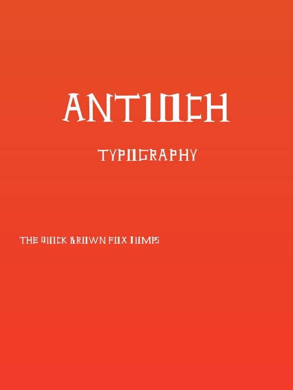 Antioch Poster