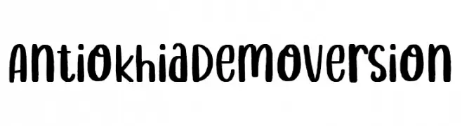 Antiokhia Demo Version  Free Fonts Download