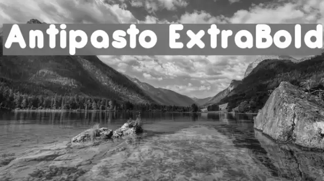 Antipasto ExtraBold  examples