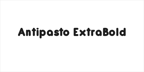 Antipasto ExtraBold Logo