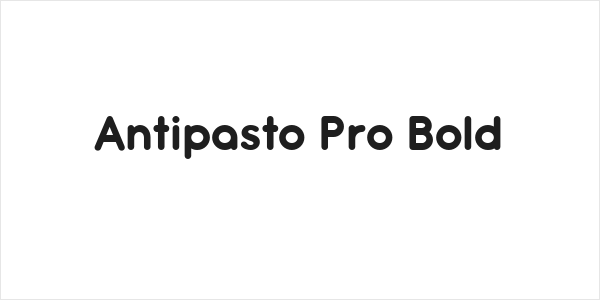 Antipasto Pro Bold Logo
