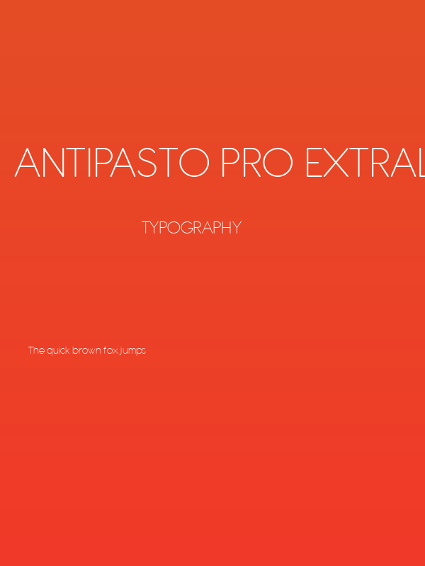 Antipasto Pro Extralight Poster
