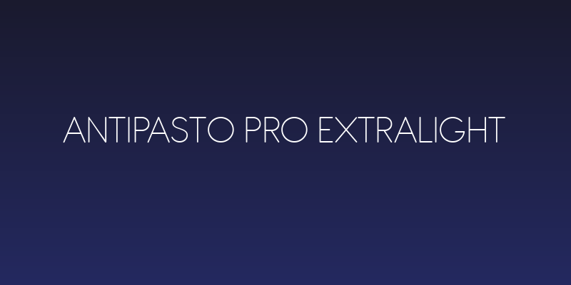 Antipasto Pro Extralight Social Header