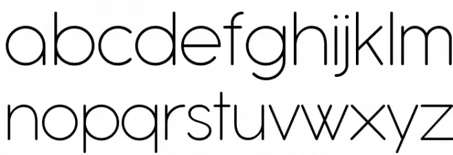 Antipasto Pro Extralight フォント 小文字
