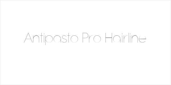Antipasto Pro Hairline Logo