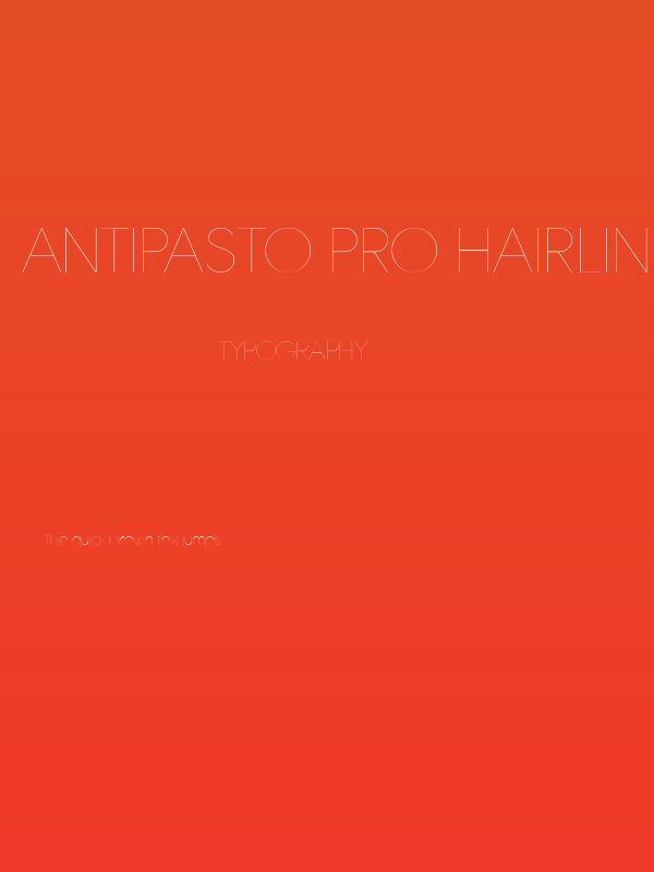 Antipasto Pro Hairline Poster