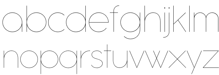 Antipasto Pro Hairline Font LOWERCASE