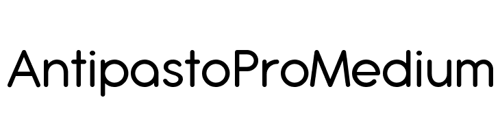 Antipasto Pro Medium Schriftart
