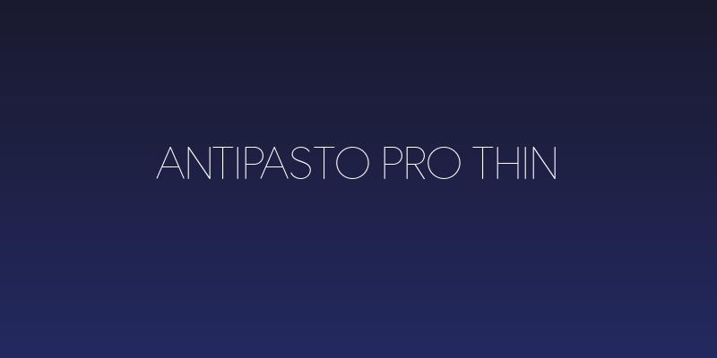 Antipasto Pro Thin Social Header