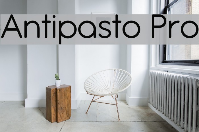 Antipasto Pro Font examples