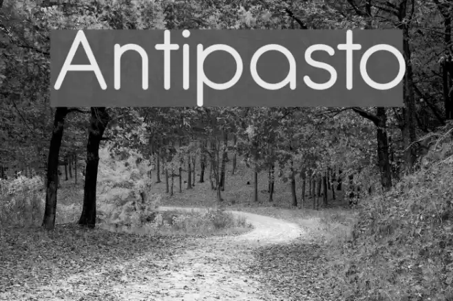 Antipasto Font examples