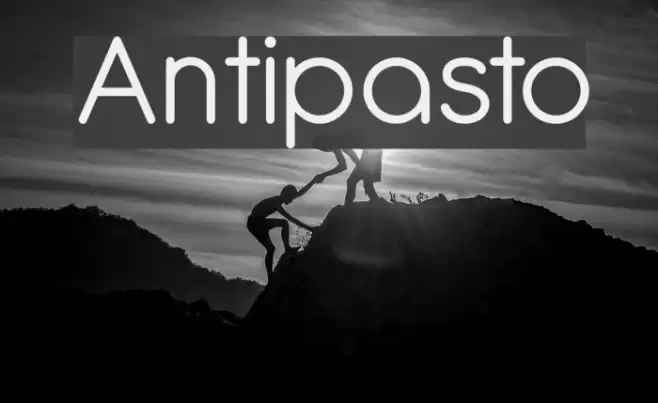 Antipasto Font examples