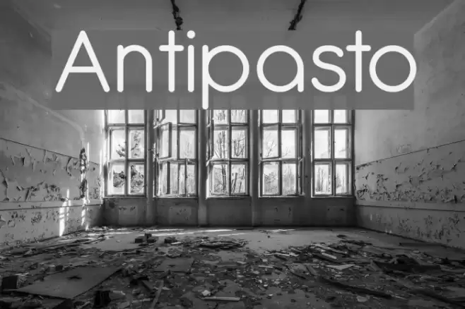 Antipasto Font examples