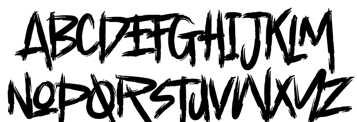 Antipathic Font LOWERCASE