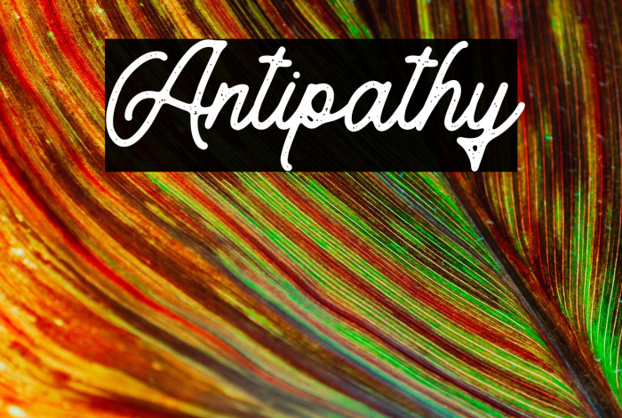 Antipathy Example 3