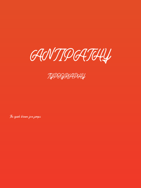 Antipathy Poster