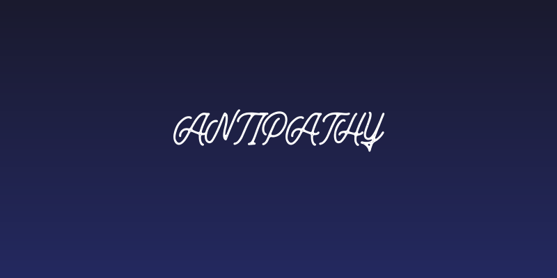 Antipathy Social Header