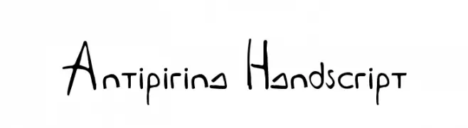 Antipirina Handscript  Descarca Fonturi Gratis