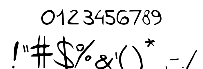 Antipirina Handscript Font OTHER CHARS