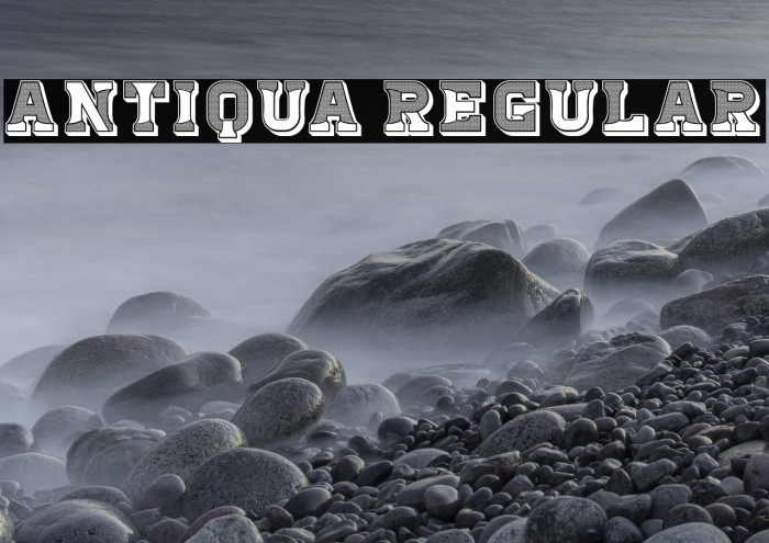 Antiqua Regular Example 1