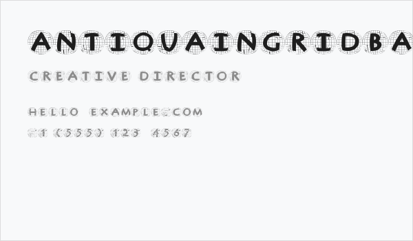 AntiquaInGridBalloons Business Card