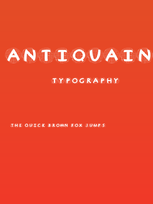 AntiquaInGridBalloons Poster