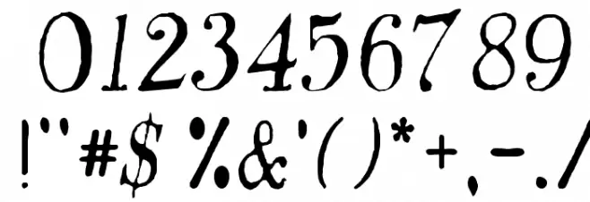 Antique Beauty Font OTHER CHARS