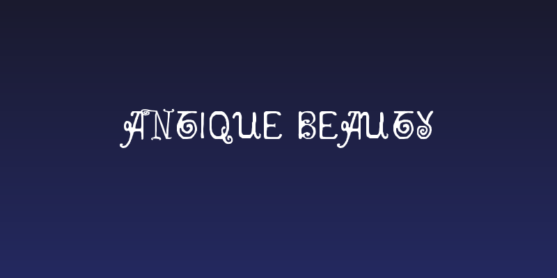 Antique Beauty Social Header