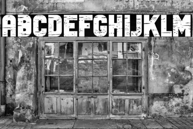 Antique Bold Font examples