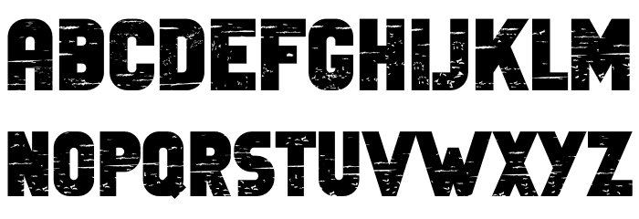 Antique Bold Font LOWERCASE
