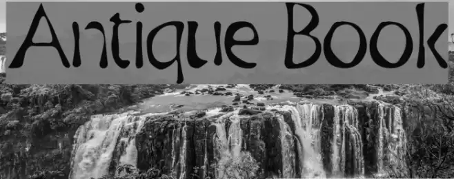 Antique Book Font examples