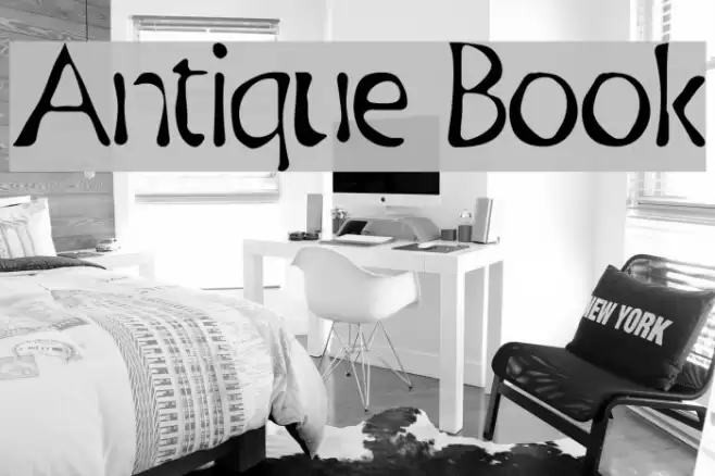 Antique Book Font examples