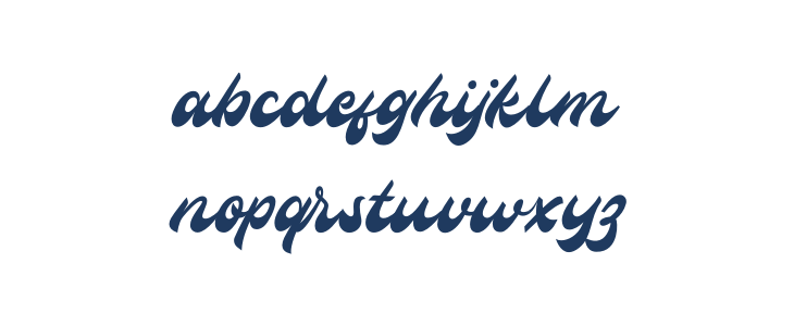 Antique Cable Lowercase